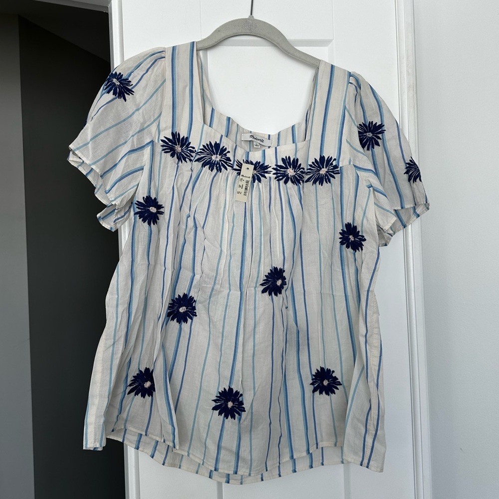 Madewell floral top